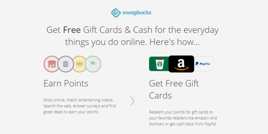 Get free gift cards and cash from the things you do online with Swagbucks