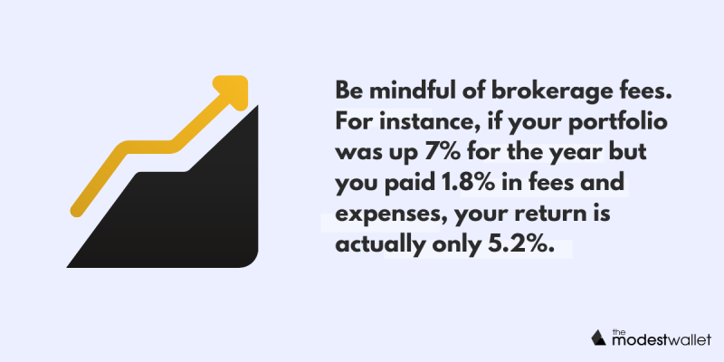 Be MIndful of Brokerage Fees