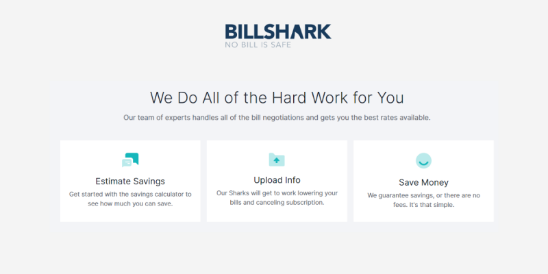 Billshark Review Lower Your Bills Get the Best Rates Available Card 2