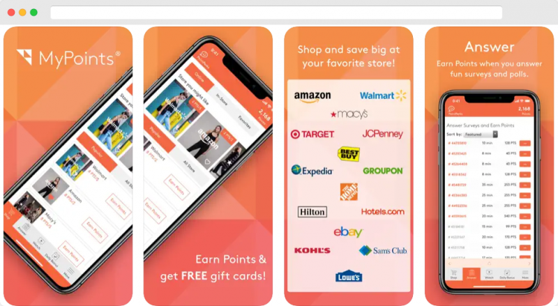 MyPoints App Screenshot App Store