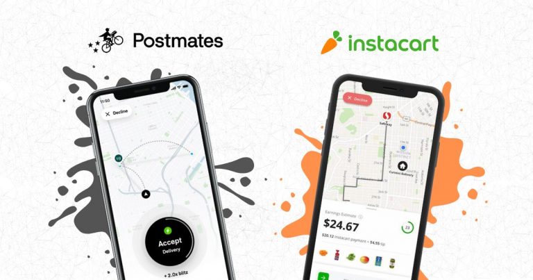 Instacart vs. Postmates Which Side Hustle is Best for Drivers