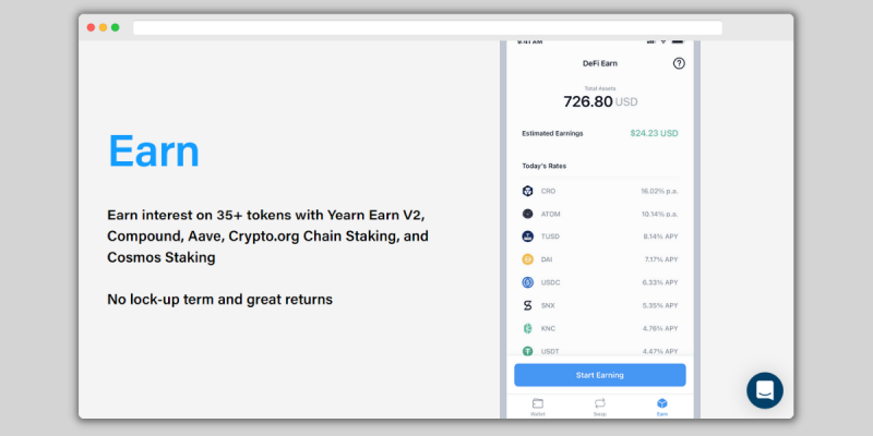 Crypto.com Earn Interest on Crypto