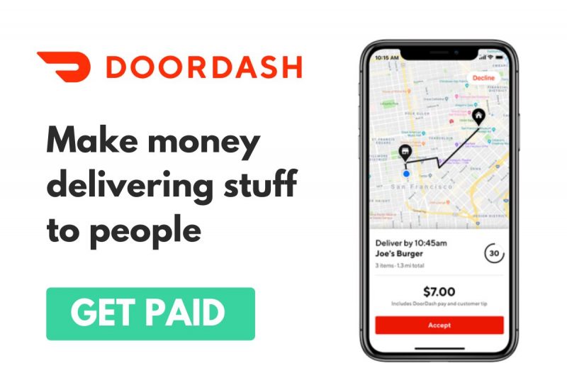 DoorDash Ad Make Money Page