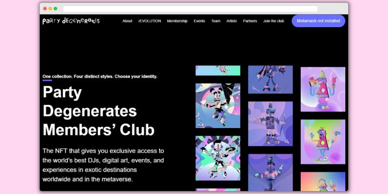 Party Degenerates Homepage