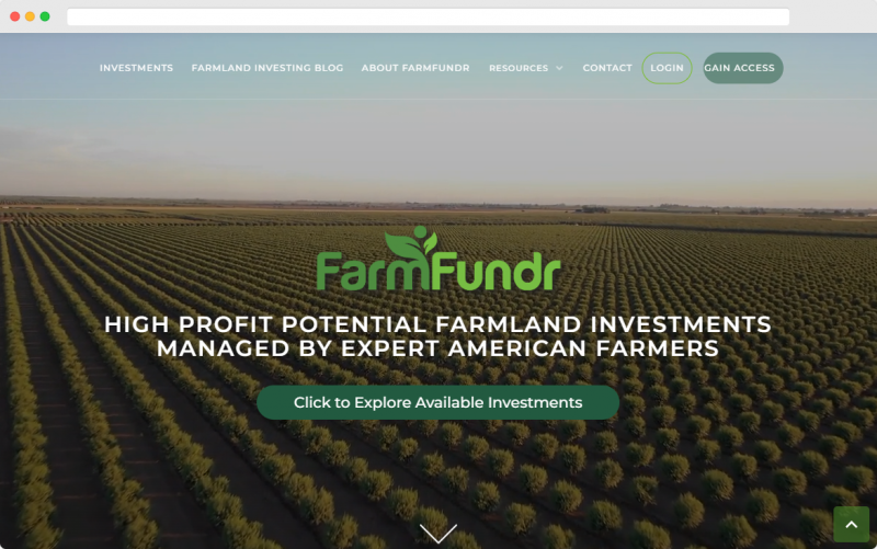 FarmFundr Homepage
