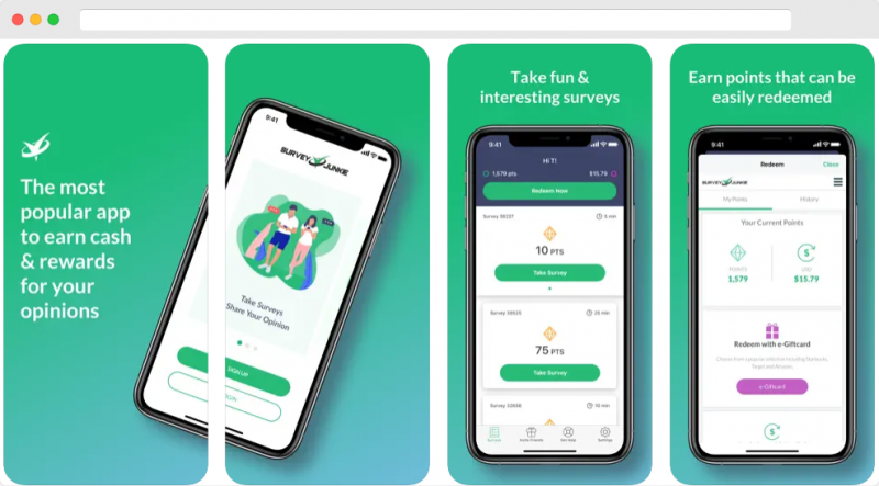 Survey Junkie App Store Screenshot