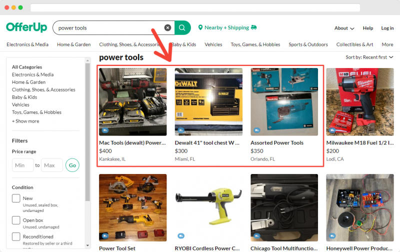 OfferUp Flipping Power Tools