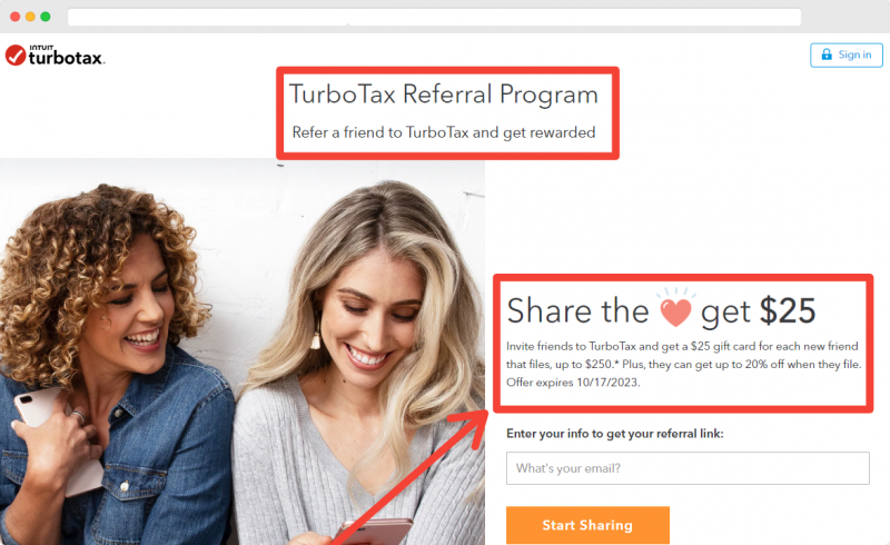 TurboTax earn free gift cards