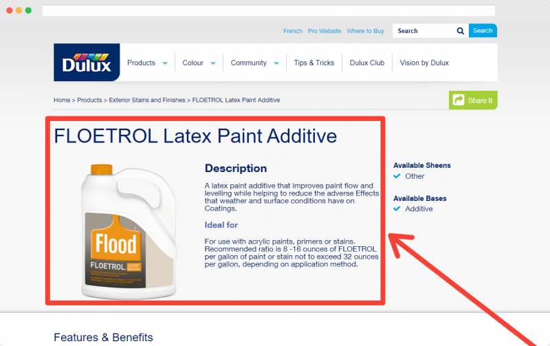 FLOETROL Latex Paint Additive