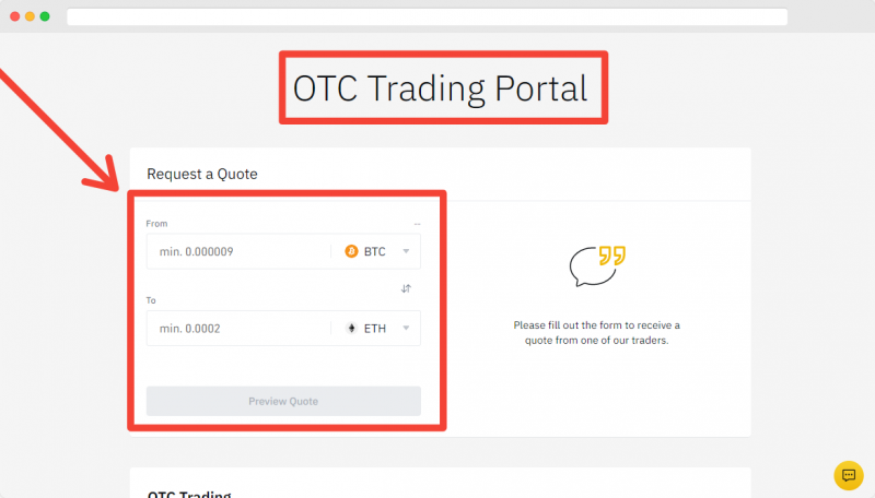 OTC trading Binance.US