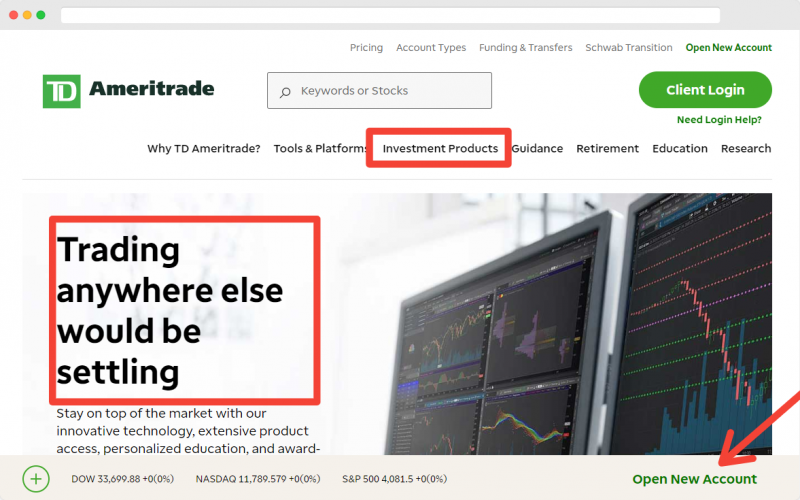 TD Ameritrade stock trading apps