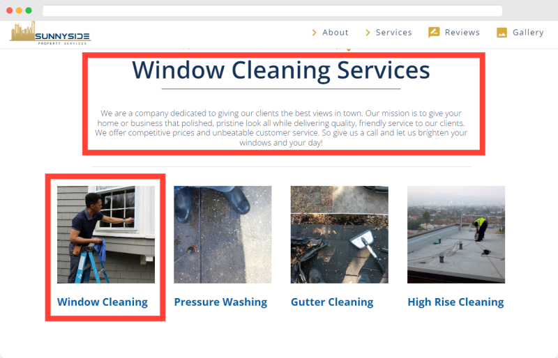 Sunnyside Property Services Window Cleaning